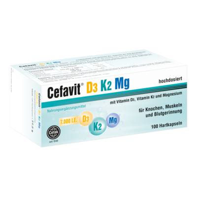 CEFAVIT D3 K2 Mg 7.000 I.E. Hartkapseln 77,2 g von Cefak KG