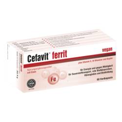 CEFAVIT ferrit Hartkapseln 33,4 g von Cefak KG
