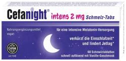 Cefanight Intens 2 mg 60 Schmelz-Tabs von Cefak KG