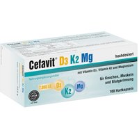 Cefavit D3 K2 Mg 7.000 I.e. Hartkapseln von Cefavit