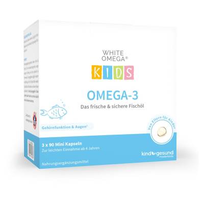 "WHITE OMEGA Kids Weichkapseln 270 Stück" von "Cellavent Healthcare GmbH"