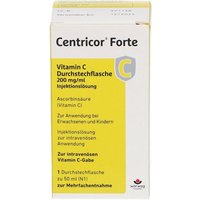Centricor Forte Vitamin C 50 ml Durchstechflasche 200 mg/ml Injektionslösung von Centicor