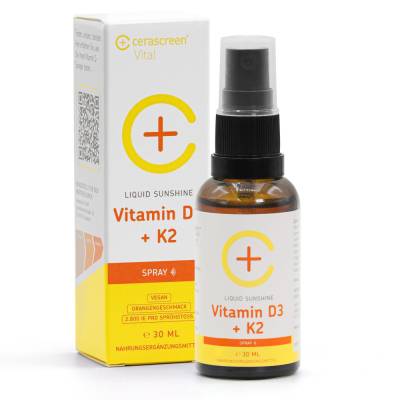 cerascreen Vital LIQUID SUNSHINE Vitamin D + K2 Spray von Cerascreen GmbH