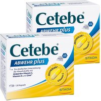 Cetebe® Abwehr plus mit Vitamin C, Vitamin D3 und Zink von Cetebe