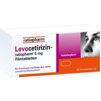 Levocetirizin-ratiopharm 5 mg Filmtabletten von Cetirizin-ratiopharm