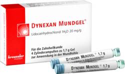 DYNEXAN Mundgel Zylinderampullen 4X1.7 g von Chem. Fabrik Kreussler & Co. GmbH