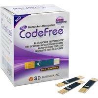 CodeFree Blutzuckerteststreifen zur Diabetes-Messung bei Blutzucker (Zucker-Krankheit) von Codefree