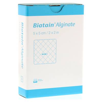 "BIATAIN Alginate Kompressen 5x5 cm 10 Stück" von "Coloplast GmbH"