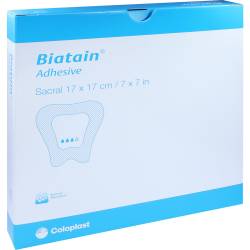 BIATAIN Schaumverband Sakrum 17x17 cm 5 St Verband von Coloplast GmbH