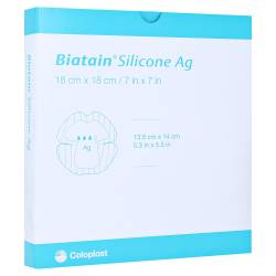 BIATAIN Silicone Ag Schaumverband Ferse 18x18 cm 5 St Verband von Coloplast GmbH