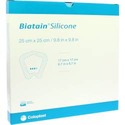 BIATAIN Silicone Schaumverb.Sakrum gross 25x25 cm 5 St Verband von Coloplast GmbH