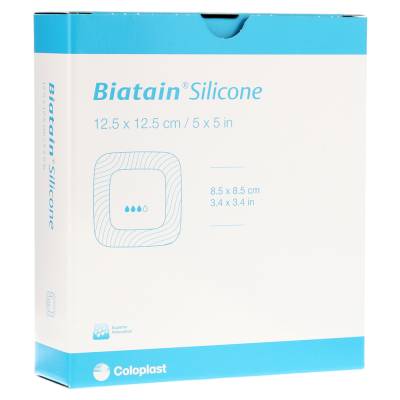 "BIATAIN Silicone Schaumverband 12,5x12,5 cm 10 Stück" von "Coloplast GmbH"