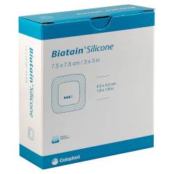 "BIATAIN Silicone Schaumverband 7,5x7,5 cm 10 Stück" von "Coloplast GmbH"