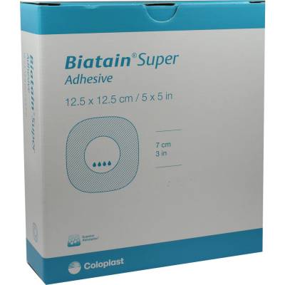 BIATAIN Super selbst-haftend Superabs.12,5x12,5 cm 10 St Verband von Coloplast GmbH