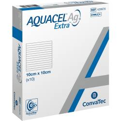 AQUACEL Ag Extra 10x10 cm Kompressen von ConvaTec (Germany) GmbH