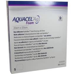 AQUACEL Ag Foam nicht adhäsiv 20x20 cm Verband von ConvaTec (Germany) GmbH