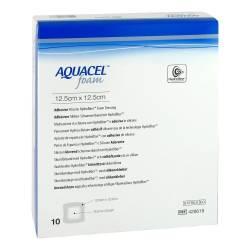 "AQUACEL Foam adhäsiv 12,5x12,5 cm Verband 10 Stück" von "ConvaTec (Germany) GmbH"