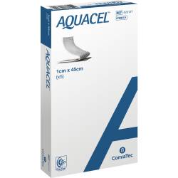 AQUACEL 1x45 cm Tamponaden m.Verstärkungsfasern 5 St Tamponaden von Convatec (Germany) GmbH