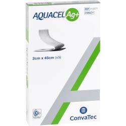 AQUACEL Ag+ 2x45 cm Tamponaden 5 St Tamponaden von Convatec (Germany) GmbH