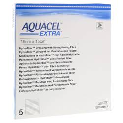 AQUACEL Extra 15x15 cm Verband 5 St Kompressen von Convatec (Germany) GmbH