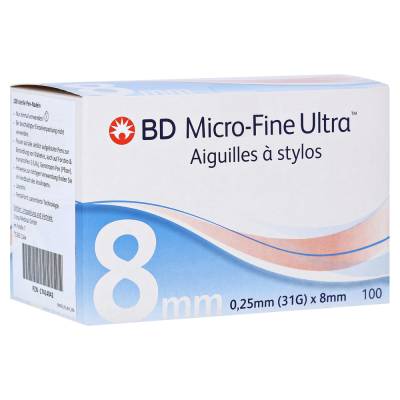 "BD MICRO-FINE ULTRA Pen-Nadeln 0,25x8 mm 31 G 100 Stück" von "Crosp Medical GmbH"