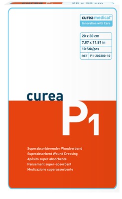 CUREA P1 superabsorb.Wundauflage 20x30 cm von Curea Medical GmbH
