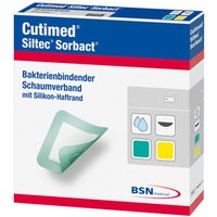 Cutimed® Siltec Sorbact 7 x 10 cm oval von Cutimed