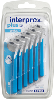 INTERPROX plus conical blau Interdentalb�rste 6 St von DENTAID GmbH