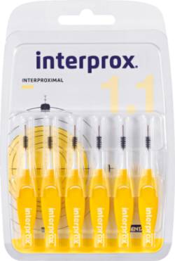 INTERPROX reg mini gelb Interdentalb�rste Blister 6 St von DENTAID GmbH