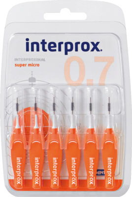INTERPROX reg super micro orange Interdentalb.Blis 6 St von DENTAID GmbH