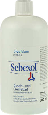 SEBEXOL Liquidum Dusch- und Cremebad 500 ml von DEVESA Dr.Reingraber GmbH & Co. KG