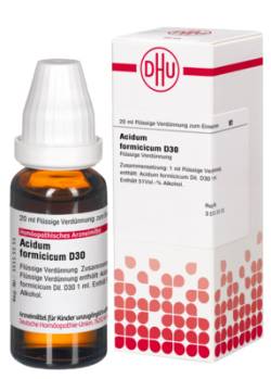 ACIDUM FORMICICUM D 30 Dilution 20 ml von DHU-Arzneimittel GmbH & Co. KG