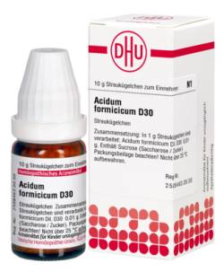 ACIDUM FORMICICUM D 30 Globuli 10 g von DHU-Arzneimittel GmbH & Co. KG