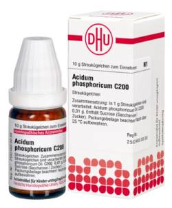 ACIDUM PHOSPHORICUM C 200 Globuli 10 g von DHU-Arzneimittel GmbH & Co. KG