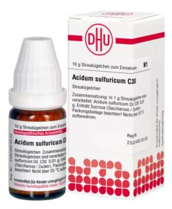 ACIDUM SULFURICUM C 30 Globuli 10 g von DHU-Arzneimittel GmbH & Co. KG