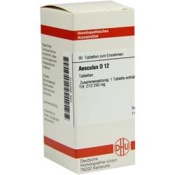 AESCULUS D 12 Tabletten 80 St von DHU-Arzneimittel GmbH & Co. KG