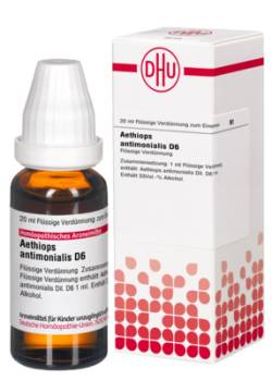 AETHIOPS ANTIMONIALIS D 6 Dilution 20 ml von DHU-Arzneimittel GmbH & Co. KG