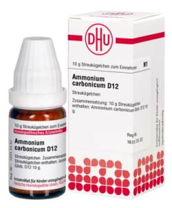 AMMONIUM CARBONICUM D 12 Globuli 10 g von DHU-Arzneimittel GmbH & Co. KG
