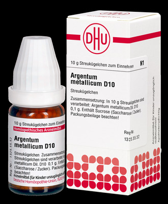 ARGENTUM METALLICUM D 10 Globuli von DHU-Arzneimittel GmbH & Co. KG