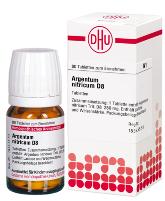 ARGENTUM NITRICUM D 8 Tabletten 80 St von DHU-Arzneimittel GmbH & Co. KG