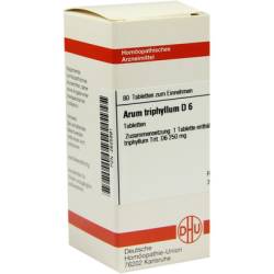 ARUM TRIPHYLLUM D 6 Tabletten 80 St von DHU-Arzneimittel GmbH & Co. KG