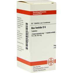 ASA FOETIDA D 6 Tabletten 80 St von DHU-Arzneimittel GmbH & Co. KG