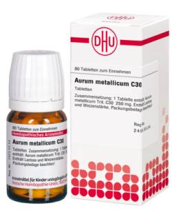 AURUM METALLICUM C 30 Tabletten 80 St von DHU-Arzneimittel GmbH & Co. KG