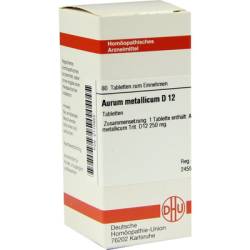 AURUM METALLICUM D 12 Tabletten 80 St von DHU-Arzneimittel GmbH & Co. KG