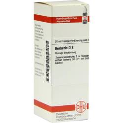 BERBERIS D 2 Dilution 20 ml von DHU-Arzneimittel GmbH & Co. KG