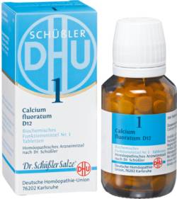 BIOCHEMIE DHU 1 Calcium fluoratum D 12 Tabletten 80 St von DHU-Arzneimittel GmbH & Co. KG