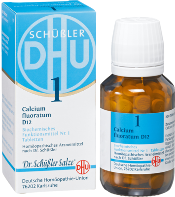 BIOCHEMIE DHU 1 Calcium fluoratum D 12 Tabletten 80 St von DHU-Arzneimittel GmbH & Co. KG