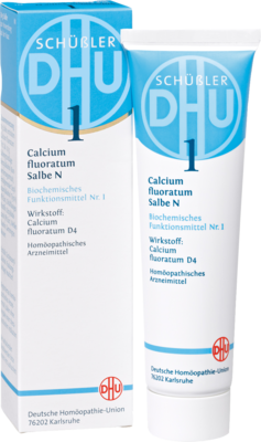 BIOCHEMIE DHU 1 Calcium fluoratum N D 4 Salbe 50 g von DHU-Arzneimittel GmbH & Co. KG