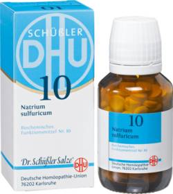 BIOCHEMIE DHU 10 Natrium sulfuricum D 12 Tabletten 80 St von DHU-Arzneimittel GmbH & Co. KG