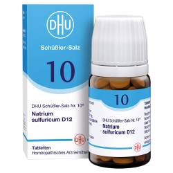BIOCHEMIE DHU 10 Natrium sulfuricum D12 Tabletten 80 St Tabletten von DHU-Arzneimittel GmbH & Co. KG